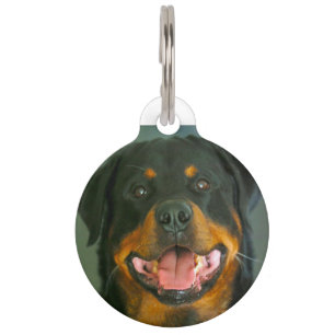 Placa Para Mascotas Perro Rottweiler.