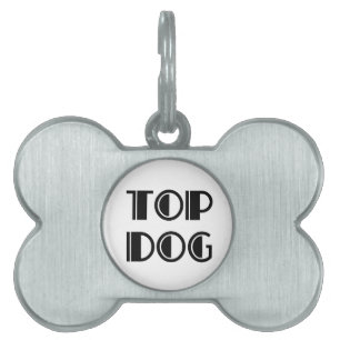 Placa Para Mascotas perro superior