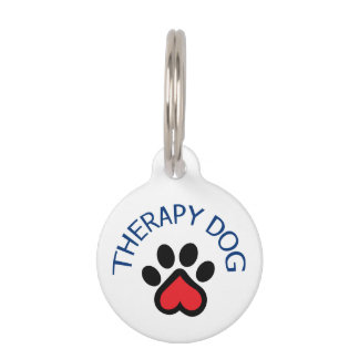 Placa Para Mascotas Perro Terapéutico