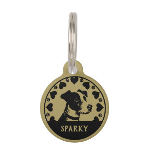Placa Para Mascotas Perro Terrier Jack Russell