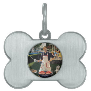 Placa Para Mascotas Perros calientes
