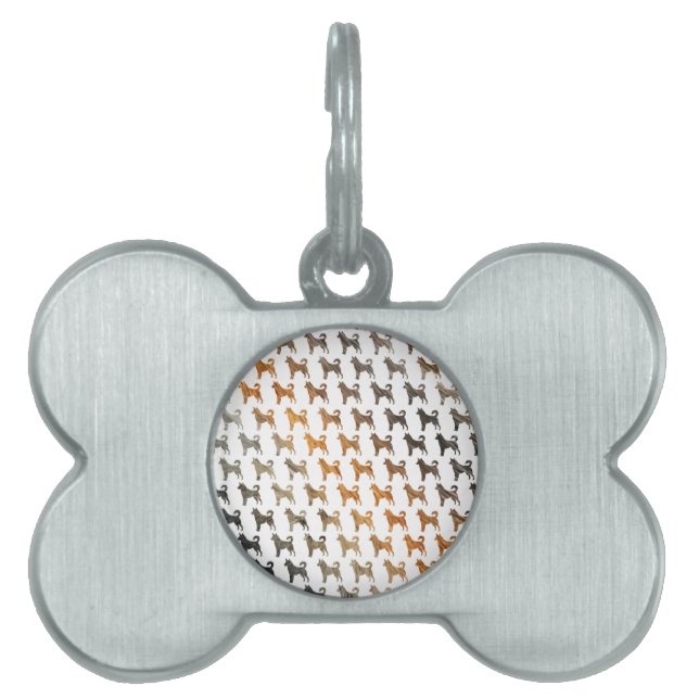 Placa Para Mascotas Perros furtivos (Frente)