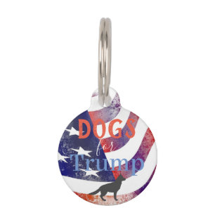 Placa Para Mascotas Perros Para Trump Pet Tag
