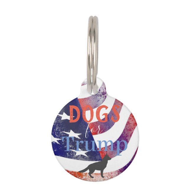 Placa Para Mascotas Perros Para Trump Pet Tag (Anverso)