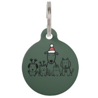 Perros y gatos de Navidad Renoes Fiesta