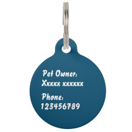 Placa Para Mascotas Personalice su