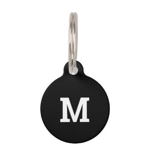Placa Para Mascotas Personaliza, personaliza perro blanco negro, nombr