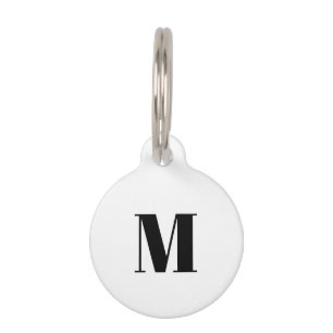 Placa Para Mascotas Personaliza, personaliza perro blanco negro, nombr
