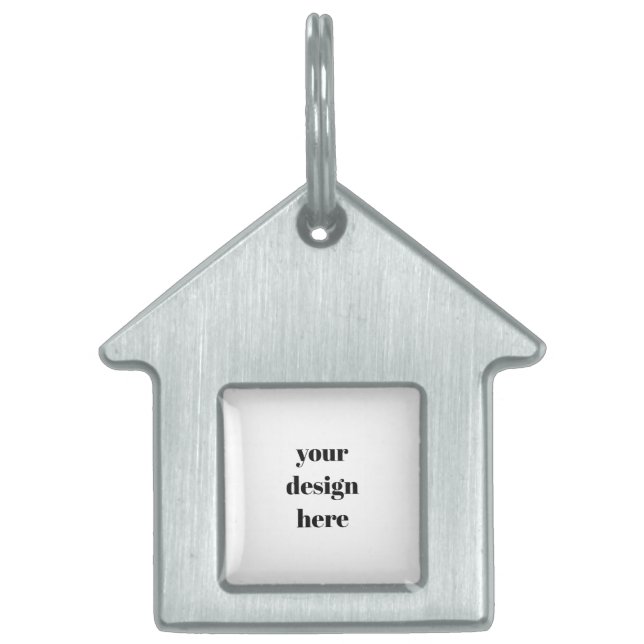 Placa Para Mascotas Personalización o Personalizar (Frente)