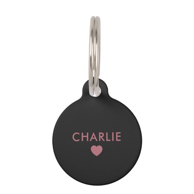Placa Para Mascotas Personalizado (Anverso)