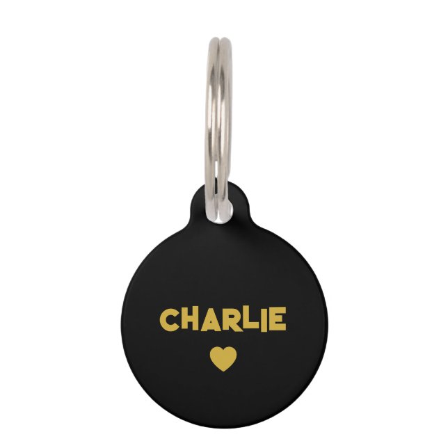 Placa Para Mascotas Personalizado (Anverso)