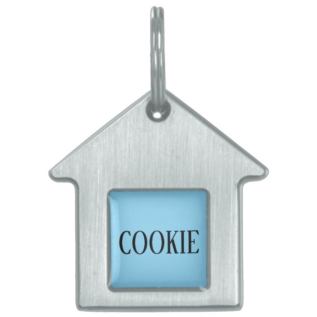 Placa Para Mascotas Personalizado  (Frente)