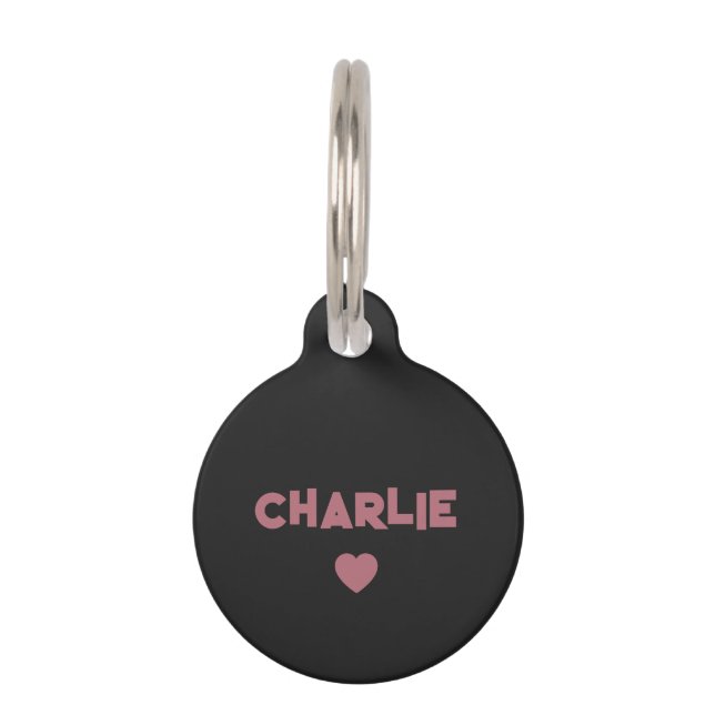 Placa Para Mascotas Personalizado (Anverso)
