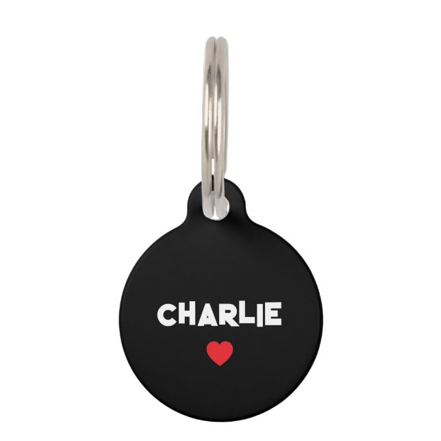 Placa Para Mascotas Personalizado (Anverso)