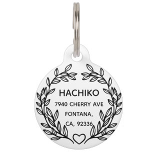 Placa Para Mascotas Personalizado ama a sus Mascotas Etiquetas de iden