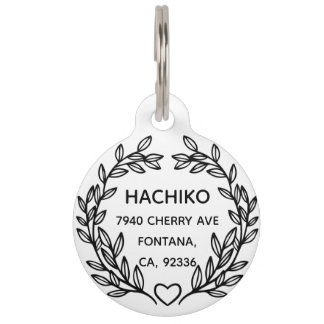 Placa Para Mascotas Personalizado ama a sus Mascotas Etiquetas de iden
