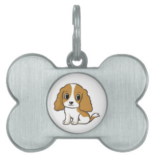 Placa Para Mascotas personalizado cavalier king charles spaniel blenhe
