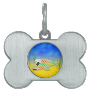 Placa Para Mascotas Personalizado Cute