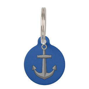 Placa Para Mascotas Personalizado de anclaje de barco   Añadir nombre