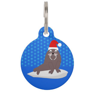 Placa Para Mascotas Personalizado de escaramuzas de Navidades y motos