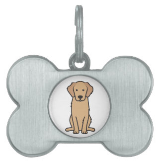 Placa Para Mascotas Personalizado de perro de Golden Retriever