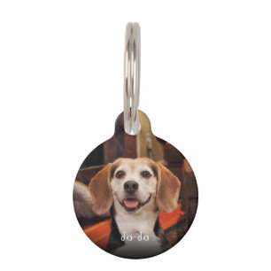 Placa Para Mascotas Personalizado Mascota Foto Perro Gato Cute Etiquet