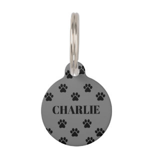 Placa Para Mascotas Personalizado Mascota Nombre Perro Papel de gato I