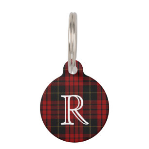Placa Para Mascotas Personalizado Monogramed MacQueen Tapa de perro de