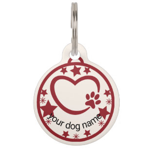 Placa Para Mascotas Personalizado Nombre Cute Perro Lover Keepsake