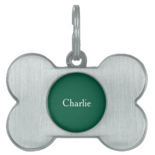 Placa Para Mascotas Personalizado Nombre personalizado Foto Arte Hunte