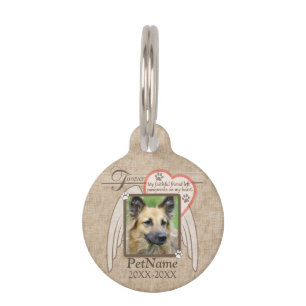 Placa Para Mascotas Personalizado para siempre amado de la condolencia