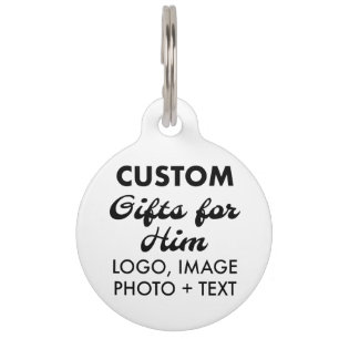 Placa Para Mascotas Personalizado personalizado de gato grande, etique