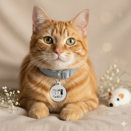 Placa Para Mascotas Personalizado Pet Tag Dog Cat | Estoy perdido de l