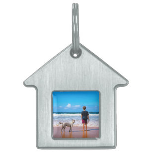 Placa Para Mascotas Personalizado Tu Mascotas Foto Etiqueta De Identif