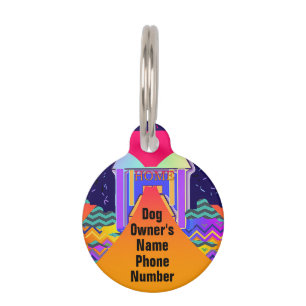 Placa Para Mascotas Personalizar el número de teléfono del propietario