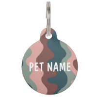 PERSONALIZAR IT Retro Rosa Curvy Stripes Colorful