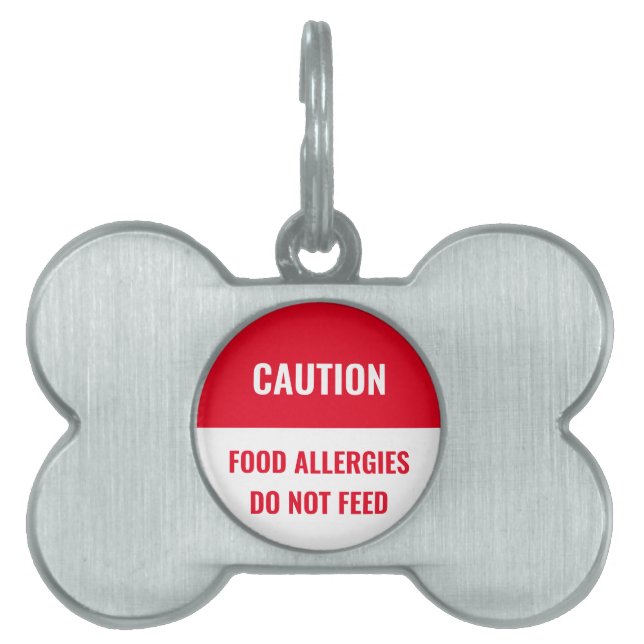 Placa Para Mascotas Personalizar, personalizar el nombre del perro bla (Frente)