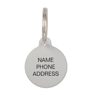 Placa Para Mascotas Personalizar, personalizar el nombre del perro, el