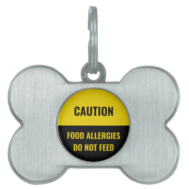 Placa Para Mascotas Personalizar, personalizar información de nombre d (Frente)