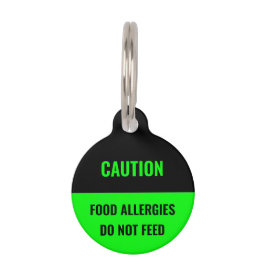 Placa Para Mascotas Personalizar, personalizar Nombre de perro verde n