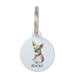Placa Para Mascotas Personalized Dog Photo | Custom Pet Name 