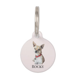 Placa Para Mascotas Personalized Dog Photo | Custom Pet Name 