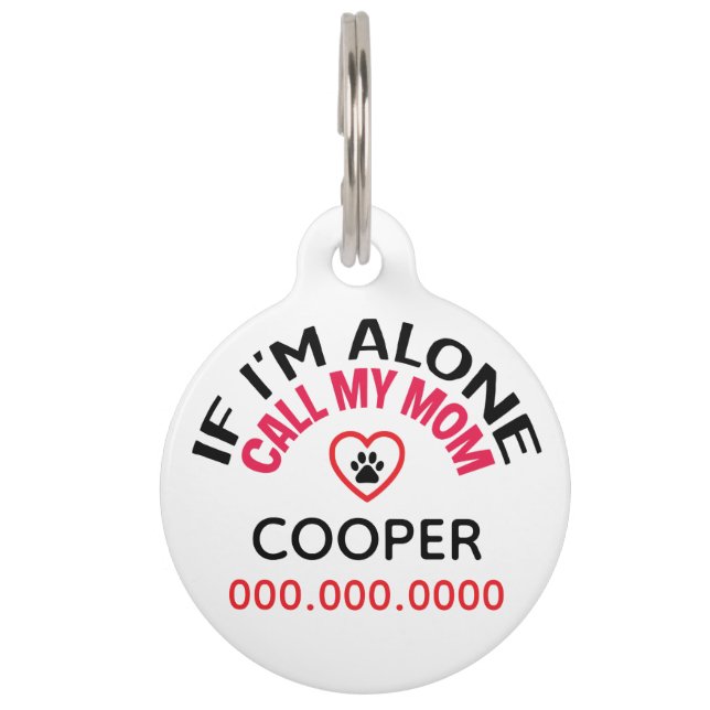 Placa Para Mascotas Personalized Pet ID Tag (Anverso)