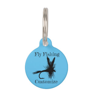 Placa Para Mascotas Pesca en mosca Thunder_Cove