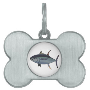 PLACA PARA MASCOTAS PESCADOS DE ATÚN