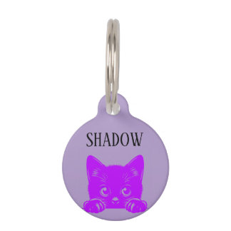 Placa Para Mascotas Pesonalized Cat
