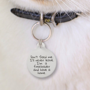 Placa Para Mascotas Pet Dog Cat Funny Humor Customize ID Lost