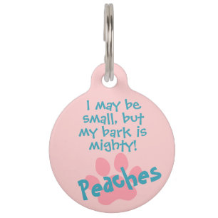 Placa Para Mascotas Pet Lover Cita Graciosa Rosa Perdida