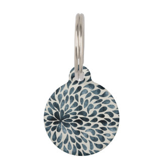 Placa Para Mascotas Pétalos de la flor