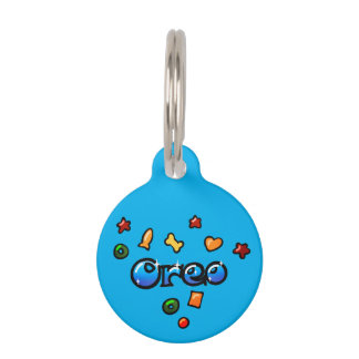 Placa Para Mascotas Pet's name Oreo croquettes